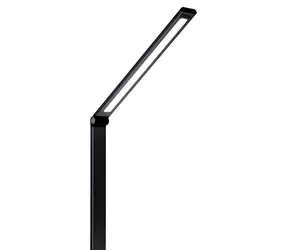 Platinet PDL888B czarny / Lampa LED / 10 W / 500 lm / 3000-6000 K / Sterowanie dotykowe / Ładowanie bezprzewodowe Qi / USB-C