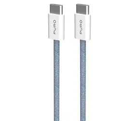 Puro Fabrik FABK4 blue lagoon / Cable USB-C (M) - USB-C (M) / 1.5 m / 60 W
