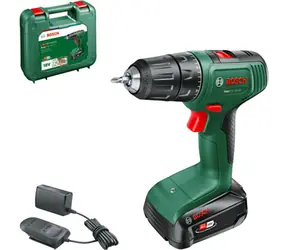 BOSCH EasyDrill 18V-40 / Wiertarko-wkrętarka akumulatorowa / 18 V / 1630 obr./min / 40 Nm / 2,0 Ah