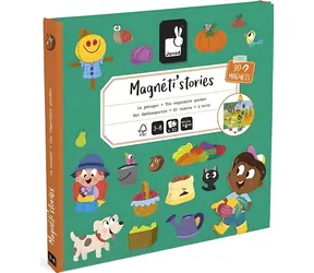 JANOD Magnetyczna książka Ogród / 30 magnesów