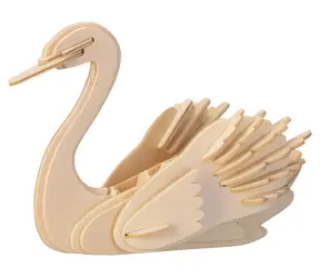Woodcraft Drewniana układanka 3D Łabędź / od 6 lat