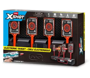 Tarcza elektroniczna Zuru X-Shot / 4 pola tarczowe / Automatyczny licznik / od 8 lat