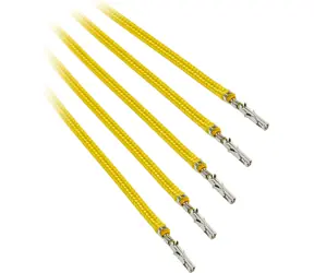 Kabel zasilający Bitfenix Alchemy 2.0 żółty / Kabel / 5× 40 cm