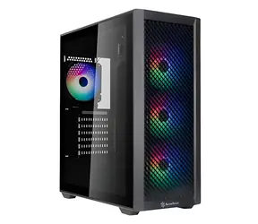Silverstone FARA 515XR czarna / obudowa PC / Midi-Tower / ATX / 4X 120mm ARGB / szkło hartowane