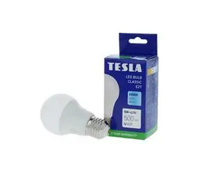 Żarówka LED TESLA BL270560-8 chłodna biel / E27 / 5W / 500 lm / 6500K