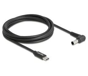 DeLock / Kabel do ładowania laptopa / USB-C - Sony 6 x 4,3 mm / 1,5 m / 20 V / czarny