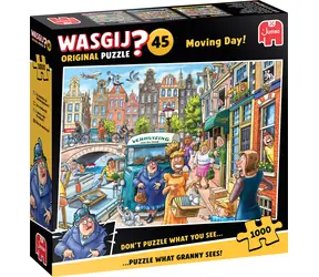 JUMBO Puzzle Wasgij Original 45: Moving! / 1000 elementów / od 15 lat