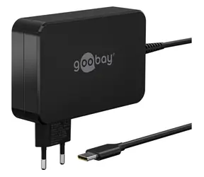 Goobay czarny / Zasilacz do laptopa / 90 W / USB-C