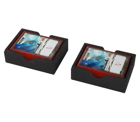 Pudełko na karty GAMEGENIC Card Box Cards Lair 400+ czarne / 400 kart / 2 szuflady / magnetyczne klapki