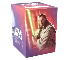 GAMEGENIC Card Box Soft Crate Qui-Gon Jinn / Star Wars: Unlimited / na 60 kart w podwójnych paczkach / polipropylen
