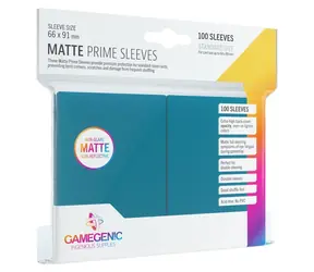 Koszulki na karty GAMEGENIC Prime Matte Blue / 66x91 mm / 100 szt. / Polipropylen