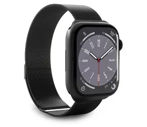 Puro Milanese czarny / Pasek do Apple Watch / 38/40/41 mm