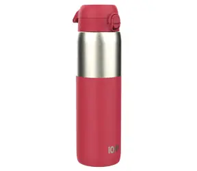 Butelka szczelna ION8 Viva Magenta 1200 ml / Stal nierdzewna / Otwieranie jednym dotknięciem / Bez BPA
