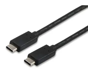 Equip USB-C 1m czarny / Kabel danych / USB-C - USB-C / USB 2.0 / 480 Mbit/s