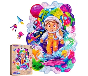 Puzzle Puzzle Space Adventurer / Drewniane / 120 elementów / od 7 lat