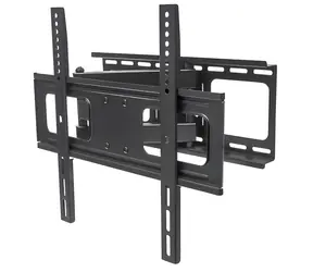 Uchwyt do telewizora Manhattan 32-55" czarny / Uchwyt do telewizora / Pochylany / Obrotowy o 180° / VESA 400x400 / Nośność 50 kg