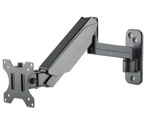 Uchwyt ścienny do monitora Manhattan ze sprężyną gazową / Uchwyt do monitora / Przegub kulowy / 17-32" / maks. 8 kg