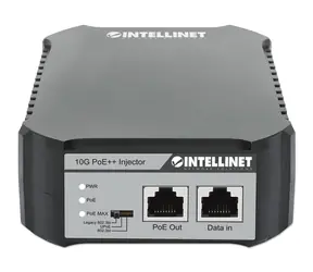 Wtryskiwacz Intellinet 10G PoE++ 95W / Wtryskiwacz PoE / 2x RJ-45 10 Gigabit / czarny