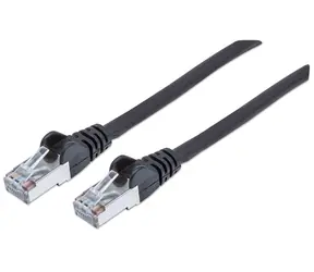 Kabel krosowy Intellinet CAT6 czarny / Kabel krosowy / S/FTP / LSZH / 350 MHz / 1 m