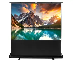 66" Maclean MC-210 / Ekran projekcyjny / Statyw mobilny / 16:9 / 145 x 82 cm