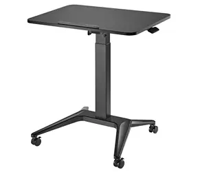 Maclean MC-453 B czarny / Mobilny stolik pod laptopa / Regulowana wysokość / Nośność 8 kg
