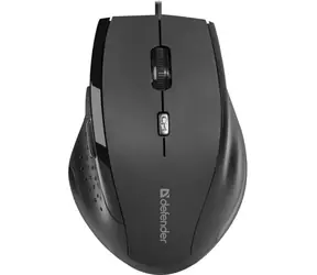 Defender Accura MM-362 czarna / Mysz optyczna / USB / 1600 DPI / 5 przycisków / 1 kółko