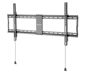 Uchwyt ścienny do telewizora Manhattan , płaski, czarny / uchwyt do telewizora / 43"-100" / maks. 70 kg / VESA do 800x400