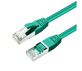 MicroConnect CAT6a S/FTP 0,25 m zielony / Kabel sieciowy / RJ-45 / PoE / LSZH