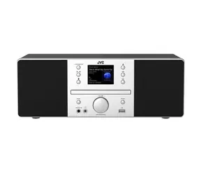 JVC RD-E874B czarny, srebrny / Mikrowieża / Tuner CD/USB/Bluetooth / FM/DAB+ / 20 W
