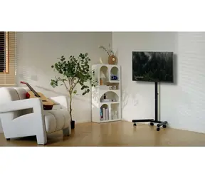 Stojak pod telewizor Manhattan Mobile TV na kółkach 13-50" / VESA 75-200 mm / nośność 20 kg / regulowana wysokość, składany