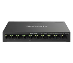 Mercusys MS110CMP / Przełącznik / 8x FE PoE+ / 2x GLAN uplink / 115 W / Komputer stacjonarny
