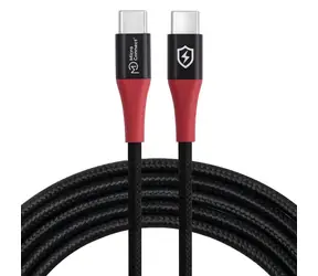 MicroConnect Safe Charge USB-C - USB-C czarny / Kabel do transmisji danych i ładowania / 1,5 m
