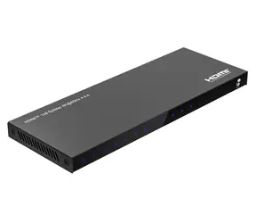 Rozdzielacz HDMI MicroConnect 1x8 czarny / rozdzielacz HDMI / 4K / 60 Hz / obudowa metalowa / zasilacz
