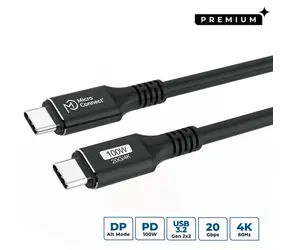 MicroConnect USB-C - USB-C 0,25 m czarny / Kabel