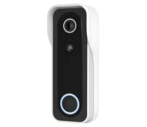 Trust Doorcam-3000 biały / Inteligentny dzwonek do drzwi z kamerą / Wi-Fi / akumulator / IP65 / dzwonek bezprzewodowy