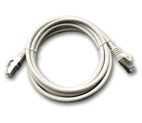 Kabel krosowy DATACOM S/FTP CAT6A 2m szary / Kabel krosowy / CAT6A / RJ45 / LSZH