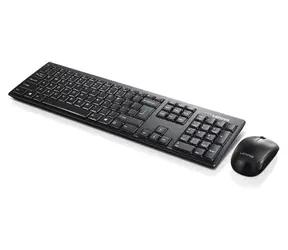 Lenovo GX30L66303 czarny / Zestaw klawiatury i myszy bezprzewodowej / Układ amerykański / Klawiatura numeryczna