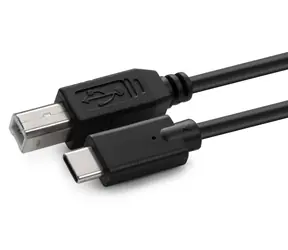 MicroConnect USB-C - USB B 1,8 m czarny / kabel USB / USB 2.0 / 480 Mbit/s