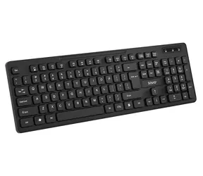 Savio KB-02 czarna / Klawiatura / Bezprzewodowa / 2,4 GHz / QWERTY