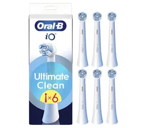 Oral-B iO Ultimate Clean biały / Końcówki wymienne / 6 szt.