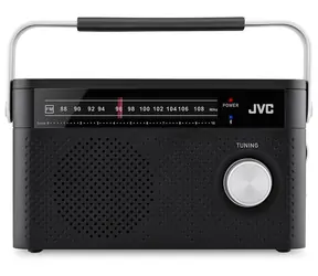 JVC RA-E315B czarny / Radio przenośne / FM / Bluetooth / 5W