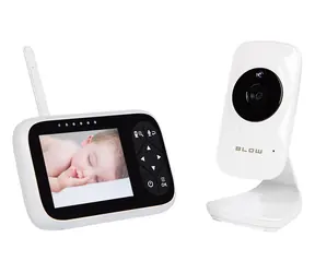 Elektroniczna niania Blow 3,2" LCD biała / Elektroniczna niania / Zasięg 300 m / Wizja nocna / Komunikacja dwukierunkowa