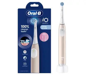 Oral-B iO Series 2 Calm Pink / Elektryczna szczoteczka do zębów / Magnetyczna technologia iO / 3 tryby / Czujnik nacisku