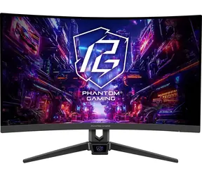 27" ASRock Phantom Gaming PG27FRS1A czarny / VA zakrzywiony / 1920x1080 / 280Hz / 1ms / AMD FreeSync / HDMI+DP