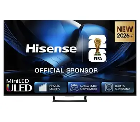 65" Hisense 65U7SE szary / Telewizor / Mini LED / 4K UHD / 144 Hz / FreeSync Premium / DVB-T2&C&S2