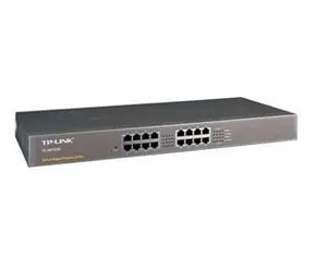 TP-LINK TL-SG1016 / Przełącznik / 16x GLAN / 32 Gb/s / do montażu w szafie 19" / bez wentylatora