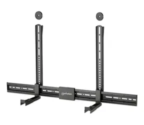 Uchwyt uniwersalny do soundbara Manhattan , czarny / Uchwyt / do ściany i VESA / nośność 15 kg / regulowany