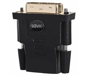 Savio CL-21 czarny / Adapter / DVI - HDMI / MF / Full HD