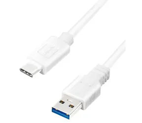 LogiLink USB-C biały / Kabel USB-C / USB-C (M) - USB-A (M) / 3 m / USB 3.2 Gen 1 / 5 Gbit/s