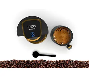 INCA Wonder IKM-01 Czarny, złoty / Ekspres do kawy po turecku / Sterowanie dotykowe / 4 filiżanki / 0,25 l / 400 W